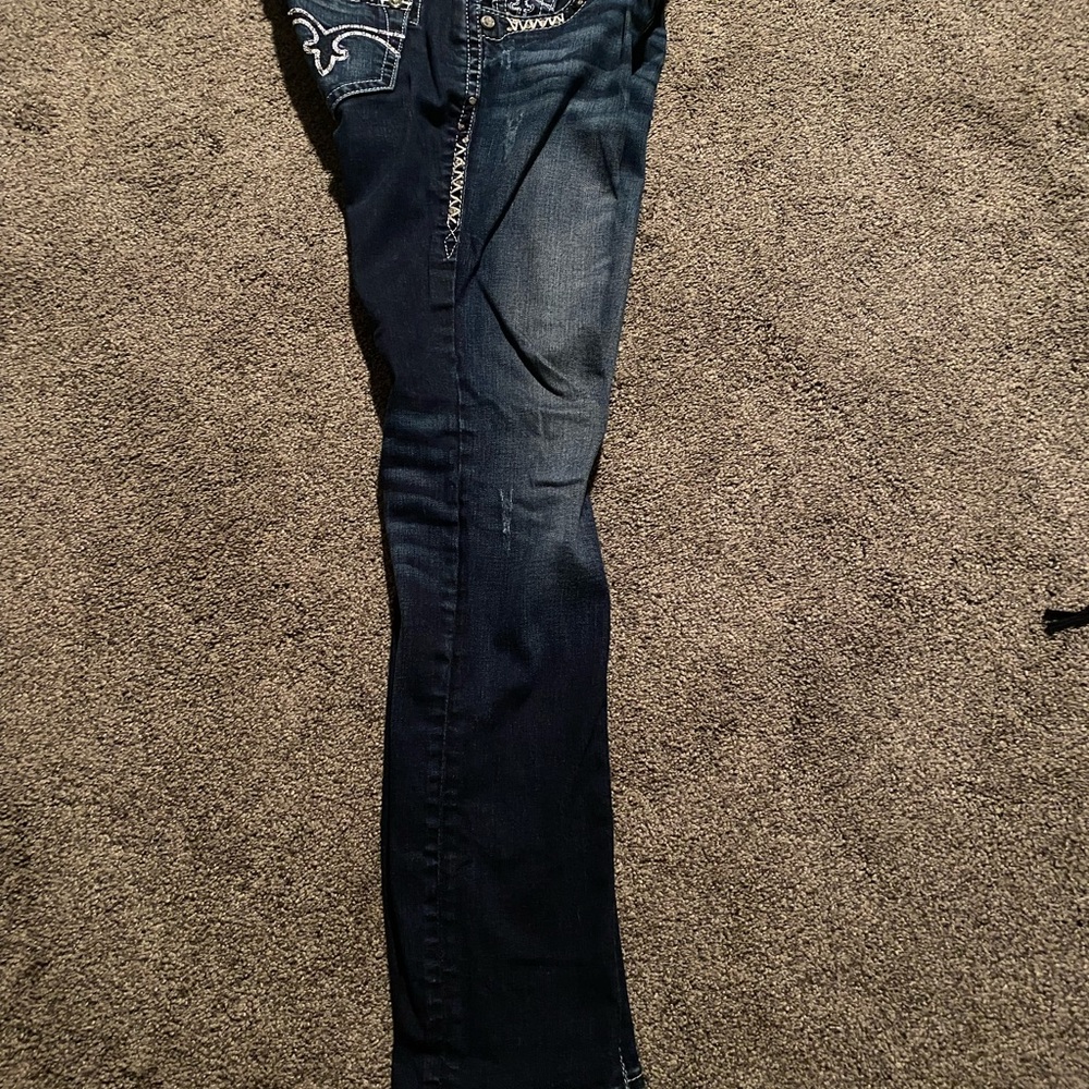 Rock Revival Erin easy skinny jeans sz 26 - Picture 6 of 13